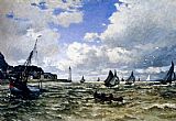 Lighthouse Art for sale - The Seine Estuary At Honfleur by Claude Monet